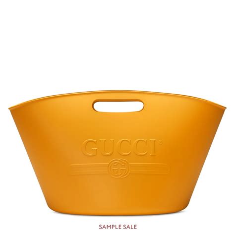 gucci yellow rubber tote|Gucci tote official website.